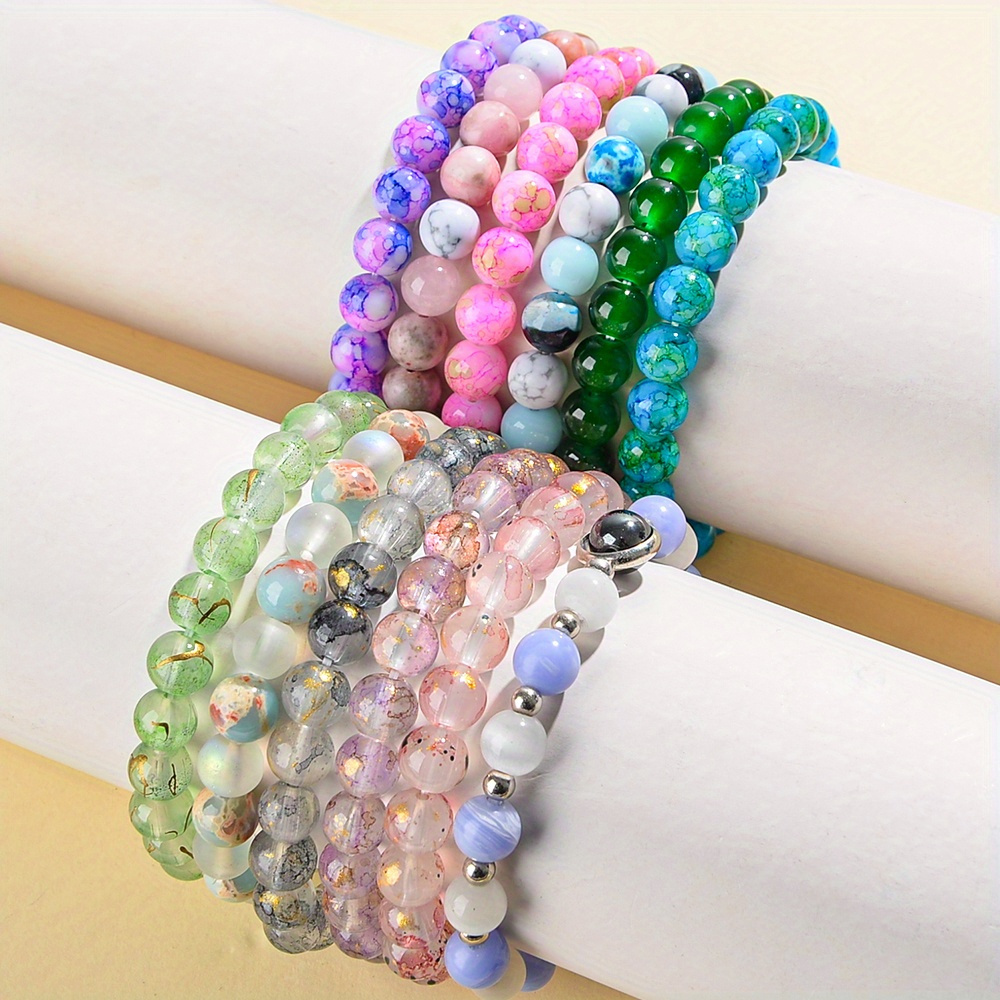 11pcs Bohemian Handwoven Bangle Bracelet Set, Unisex
